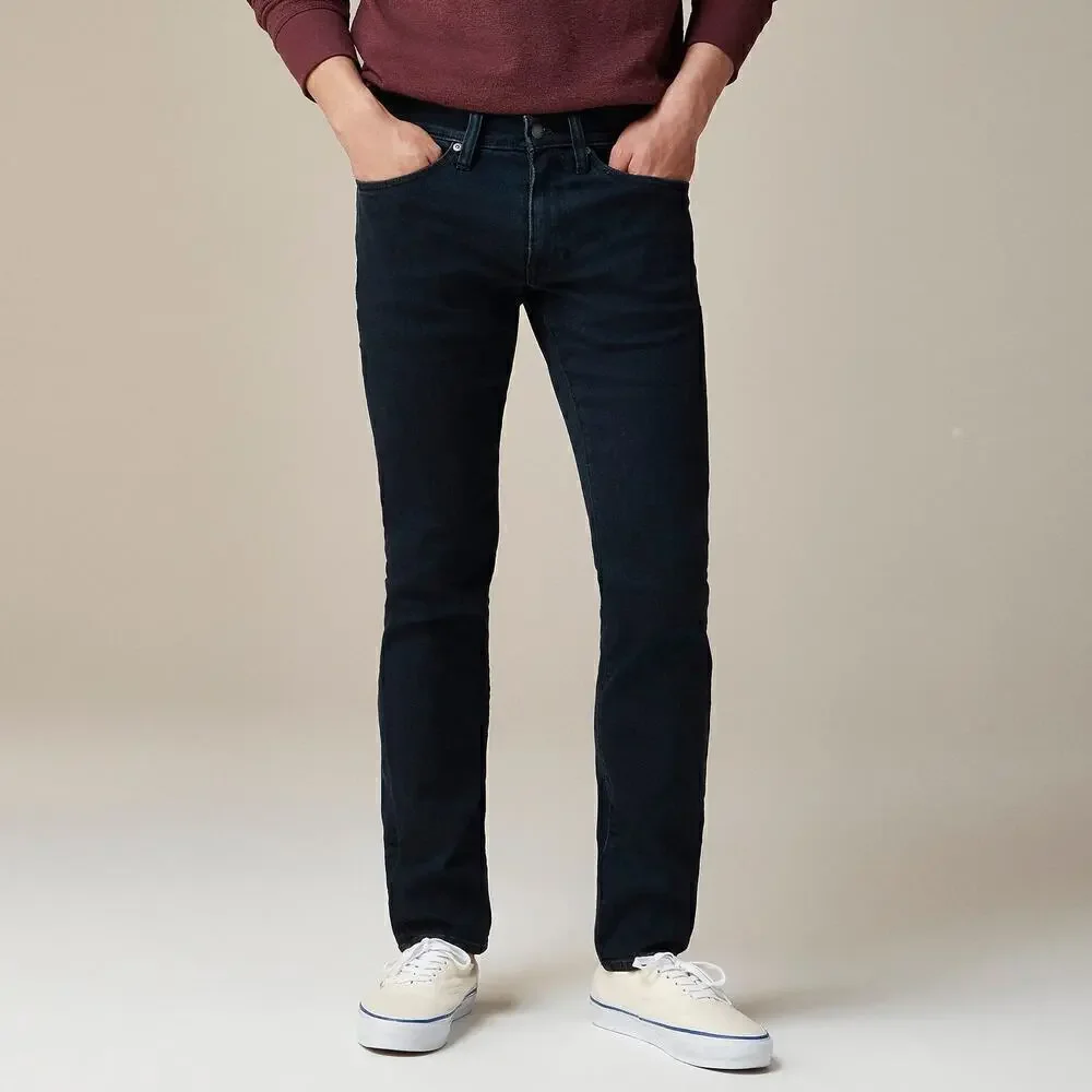 J. Crew 484 Jeans Slim Fit Stretch Tapered Deep Lake Wash Dark Blue Mens 30 x 32